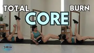 5-MIN TOTAL CORE BURN WORKOUT | At Home , No Equipment