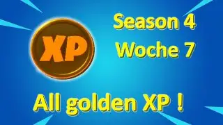 Fortnite: Gold XP M&uuml;nze Woche 7 / Golden XP coin week 7 / Season 4 (14)
