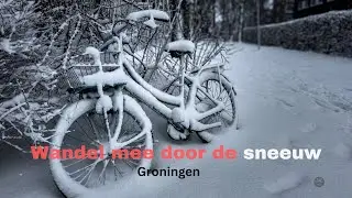 Wintermagie in Groningen 7 januari 2026. Wandel mee