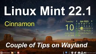 Linux Mint 22.1 -Cinnamon - Simple Wayland Tips