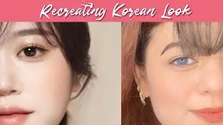 I tried recreating a Korean makeup look | Clio | Maccaron
