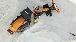Veekmas RG286 snow plowing part 3