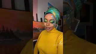 Peacock makeup by Anna montez #trending