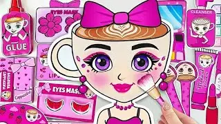 🌸Paper DIY🌸 ITALIAN BRAINROT Ballerina Cappuccina Skincare + Nails + Makeup Blind Bag Unboxing ASMR
