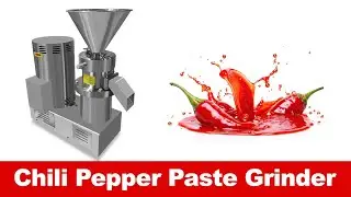 Butter Grinding Machine|Chili Pepper Paste Grinder|Hot Pepper Paste Sauce Machine|Colloid Mill