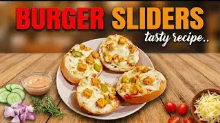 Cheesy veg healthy sliders