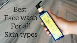 Best facewash for all skin types | blue nectar honey facewash | review |style with Pooja