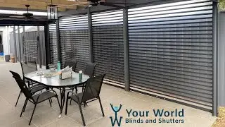 Easy View Roller Shutters w/ Ziptrak Blinds (fly mesh)