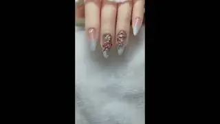 Flower Nail Art Design | Nail Art Sculpting  美甲雕花 (Nail Art Tutorial 美甲教程)#nailart #nails #美甲#nails