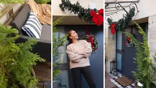 🎄 Quick & Elegant Outdoor Christmas Decor | Easy, Natural & Budget-Friendly