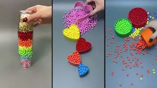 Satisfying Beautiful Beads, Colorful Balls, Haba Slope, Xylophone,  Falling Beads Reverse Video ◀️