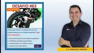 Trocar o escapamento da motocicleta para um modelo esportivo, é permitido? #DesafioLegTransito