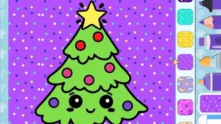 Color Christmas Tree for Kids 👶❤️🌈 #kidslearning #kids #kidsdrawing #kidscoloringfun #kidscoloring