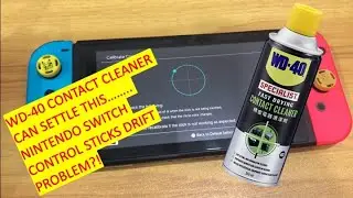 CAN WD-40 CONTACT CLEANER FIX OR SETTLE NINTENDO SWITCH SHIFT (DRIFT) PROLEM?!
