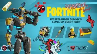 Fortnite: Wastelander Dummy Level Up Pack - All Week 2 Level Up Token [Nintendo Switch Gameplay]