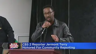 CBS 2 Reporter Jermont Terry honored for community reporting