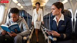 Black Teen Mocked in First Class ✈️ &mdash; Minutes Later, His Billionaire Mom 💼 Stops the Entire Plane 🛑