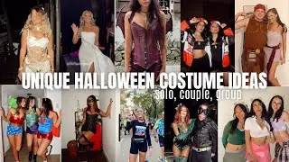 *last minute* UNIQUE HALLOWEEN COSTUME IDEAS 🎃 solo, best friend, couple & group costume ideas 2024