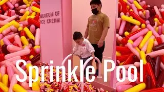 Sprinkle Pool at Ice cream Museum Singapore | Jack and Tom Channel