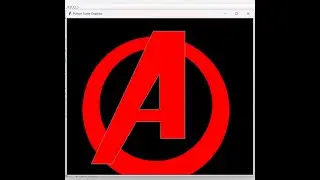 How to create Avengers Logo in python using turtle 😀 #avengers #python @SingleCODE