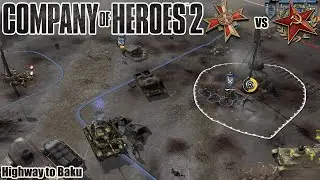 Counting on Osttruppen! - Company of Heroes 2 Skirmish #51 (Highway to Baku)