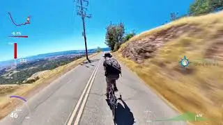 Mount Diablo descent with Rossi