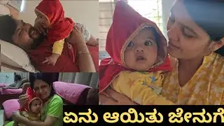 ನಮ್ಮ ಜೇನುಗೆ ಮುಖದ ಮೇಲೆ ಹಸಿರು ನರ 🥺🤔 | #kannadavlog | Akash Putti | Aishwarya Mokhashi 