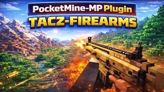 This Plugin Adds REALISTIC GUNS to PocketMine 😳🔥 (PMMP 5)