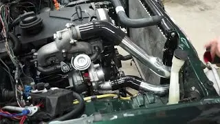 Custom Intercooler Piping For The TDI Swap!