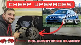 We upgraded the Nova brakes using cheap NOS Daewoo parts + Fitting ref Polyrace bushes