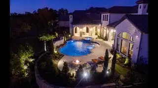 Freeform Westlake Private Pool & Spa Oasis FlyBy