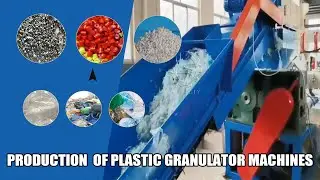 Production Of Plastic Granulator Machines | Plastic Automatic Granulator | Waste Plastic Granulator