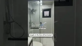 Meet the Weather Warrior 🛡️ A Container Home That Laughs at Storms!  #containerhome #Hurricane-Proof