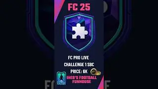 Unlock FC PRO Live Challenge 1 SBC in FC 25! Cheapest Solutions Revealed! 💸⚡