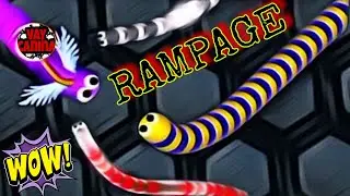 Rampage! Epic Slitherio Online Gameplay Montage #shorts