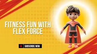 Fitness Fun with Flex Force! | Exciting Exercise Video for Kids! Super Squad Episode 5
