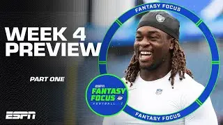 The #1 RB You Should AVOID: Week 4 Preview | Fantasy Focus 🏈