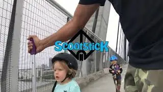 Diego & ScootStick cruise Anzac Bridge