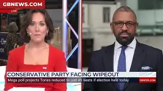 Cleverly defends Badenoch as Tories sink lower in the polls