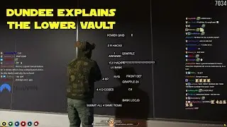 Dundee explains the Lower Vault + chat reaction l NoPixel GTA V RP