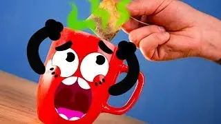 Brainy veggies and tricky fruits love to solve puzzles - Doodland #192