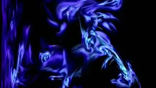 Fractal Flame Blue 4K Animated Motion Background Wallpaper Screensaver