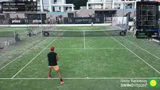 FINAL @ ATT Tour - Jonas Jones Valintin v Vitalii Sheshyn 6-3 3-6 6-1 (1st set highlights)