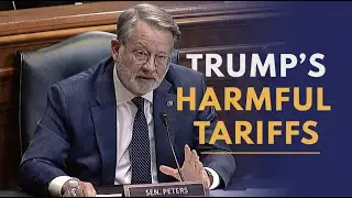 Peters Presses U.S. Trade Representative on Trump Admin&rsquo;s Tariff Policies, Trade Negotiations