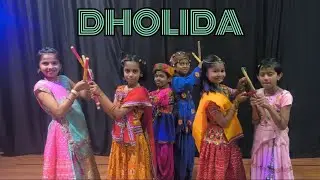 Dholida Dance Cover || Navaratri Special || Kids Dance || evs dance academy || #dandiya #garba#dance