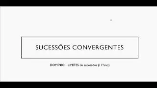 [SUCESSÕES] #1: Vizinhança e sucessão convergente