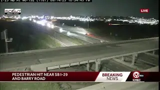 Interstate 29 southbound closes in Kansas City after pedestrian struck by vehicle