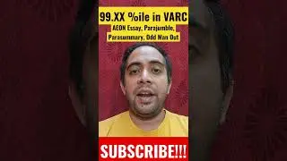 99.XX%ile in VARC AEON Essay, Vocabs #shortsviral #viralshorts #shorts #viralshort #iim