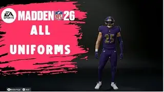 MADDEN 26   ALL UNIFORMS FOR EVERY NFL TEAM