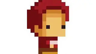 Pixel running animation